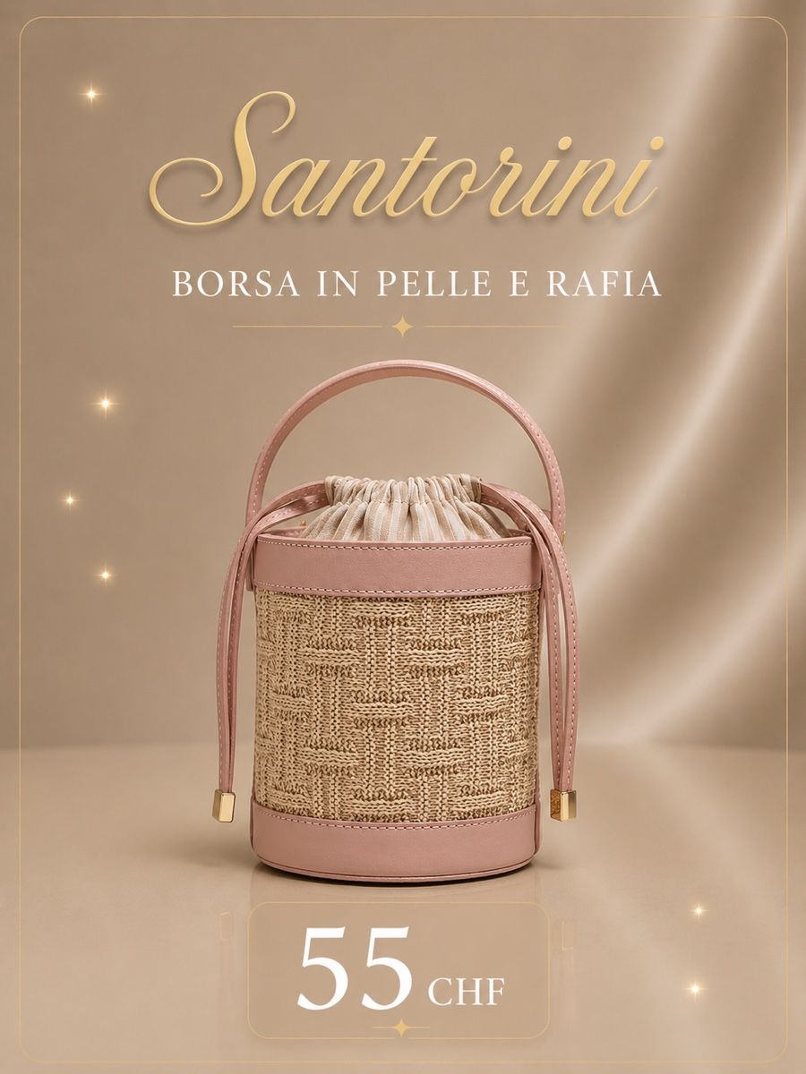 Borse da donna: Borsa Rafia Santorini – Nuovo e nell'imballaggio originale da Mendrisio venduto da pri_856w