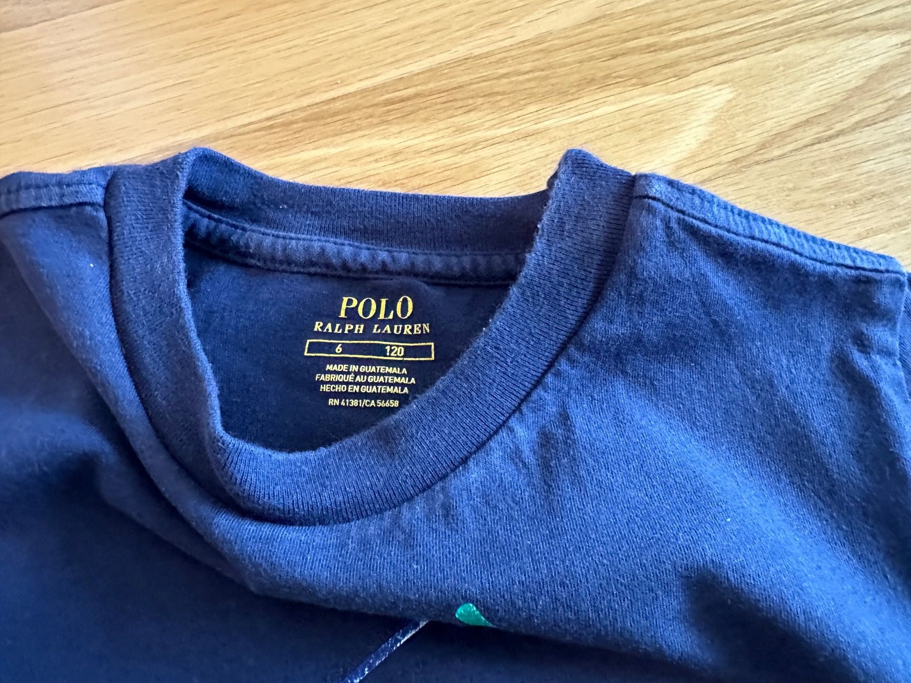 Ralph Lauren T-Shirts: Ralph Lauren Blue TShirt Size 6, 120 – Gebraucht aus Montagnola von eva_gm6j 3