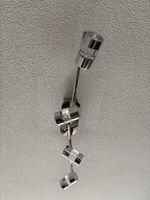 Deckenleuchte, Chrom mit Glas 
