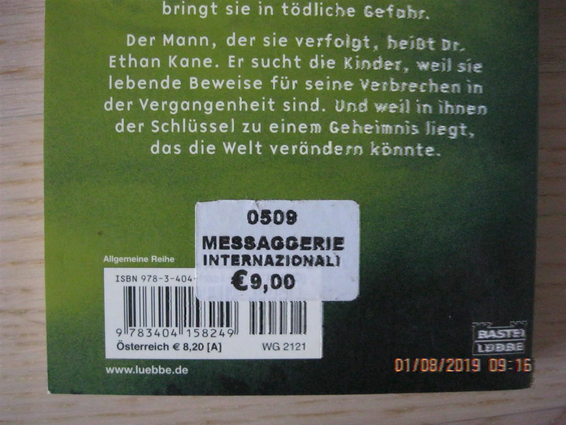 Hörbücher: James Patterson Das Ikarus Gen – Gebraucht aus Affoltern am Albis von Sabinezc 2
