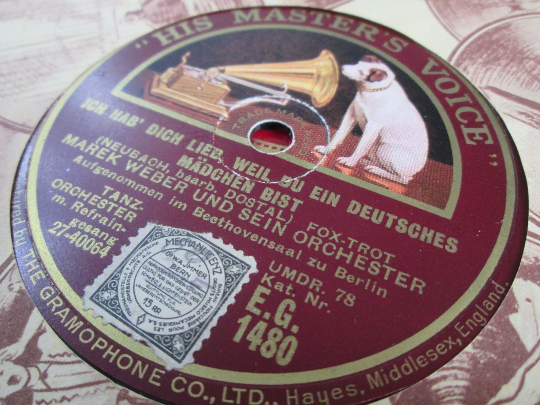 Schallplatten: DISQUES 78 TOURS – Gebraucht aus Lausanne von Leag 5