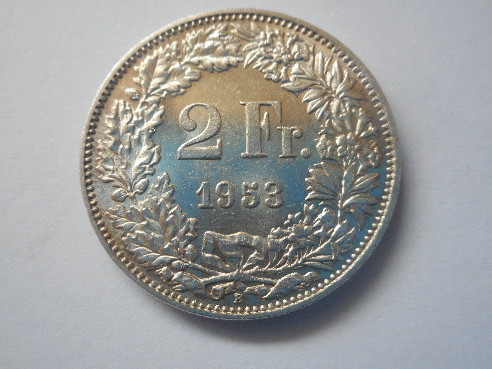 Alle Münzen: 2 Fr. 1953 silber  rar – Gebraucht aus Kriegstetten von pizlad2010
