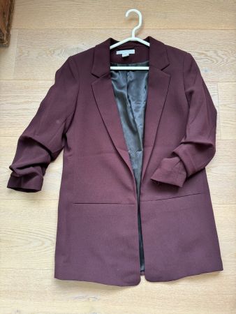Damen Blazer  H&M,  Gr. 34,  weinrot