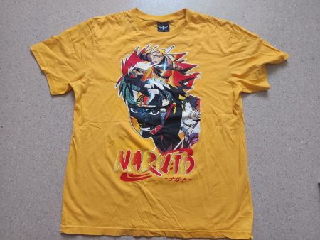 T-Shirt Naruto Gelb Grösse XL