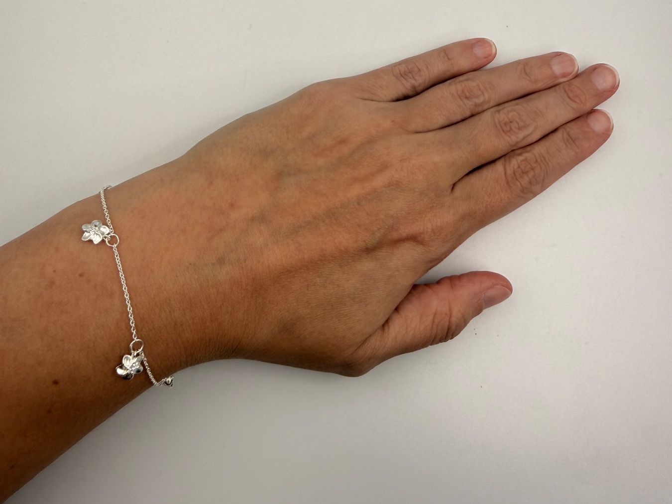 Armbänder & -reifen: Bracelet Blume Silber 925 Zironia – Neu und originalverpackt aus Zug von gold.schmuck 1