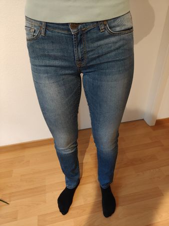 Damen Jeans blau Slim Fit in gutem Zustand getragen