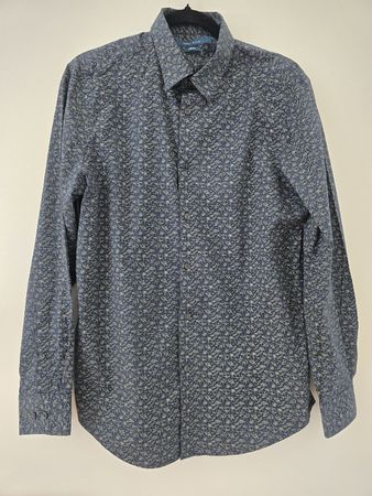 Perry Ellis Herrenhemd Stretch – Dunkelblau 
