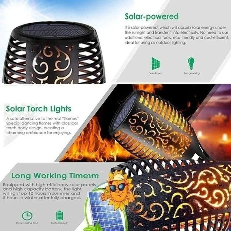 Altro in Decorazioni & Accessori: Solar Fackel 10er Set Garten Licht flackernd wasserdich – Nuovo e nell'imballaggio originale da St. Margrethen SG venduto da pro_7r6q 4