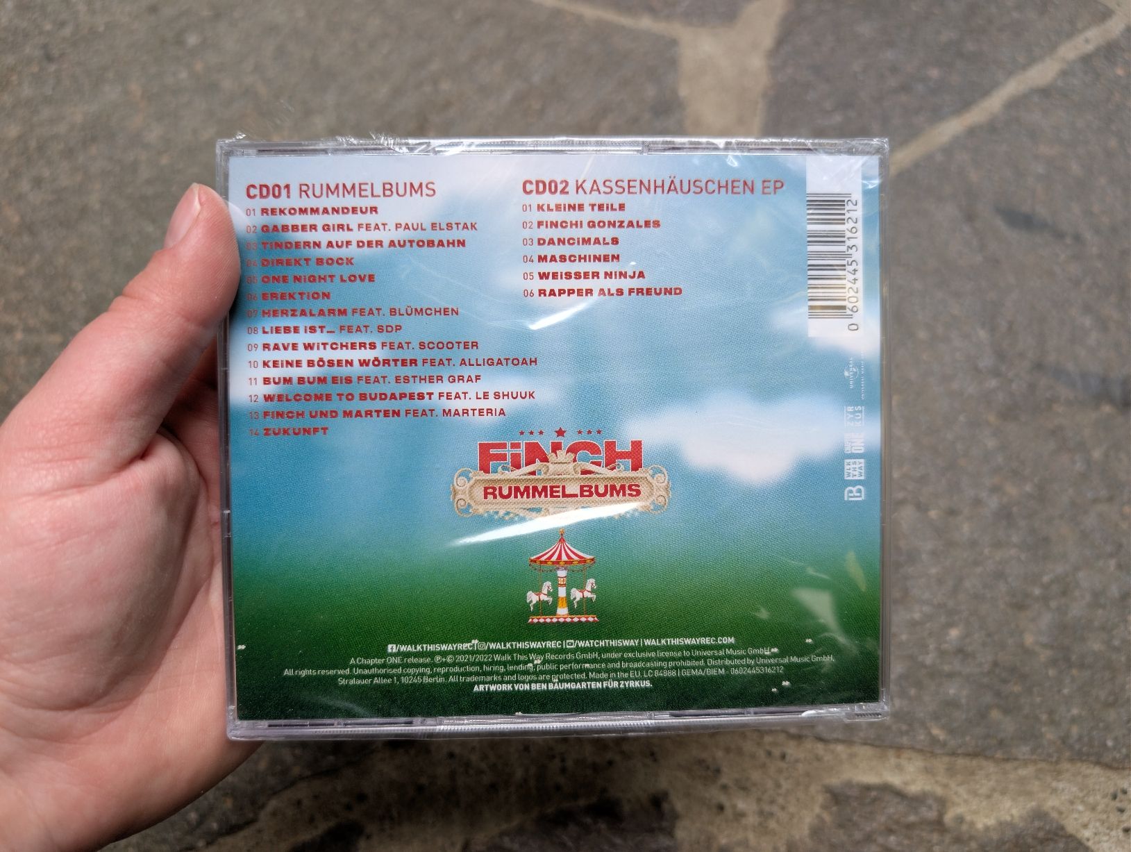 CD: Finch Asozial - Rummelbums (CD) - neu – Nuovo e nell'imballaggio originale da Birmenstorf AG venduto da foxy0815 1