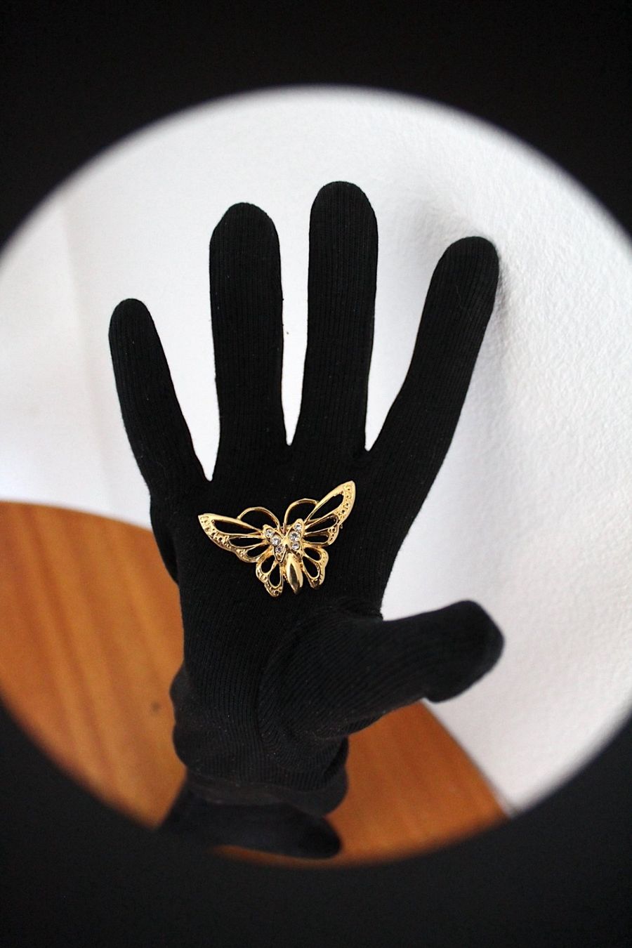 Spille & Fermagli: Schmetterling Brosche mit Strasssteine – Usato da Locarno venduto da madame-tus-sauds 2