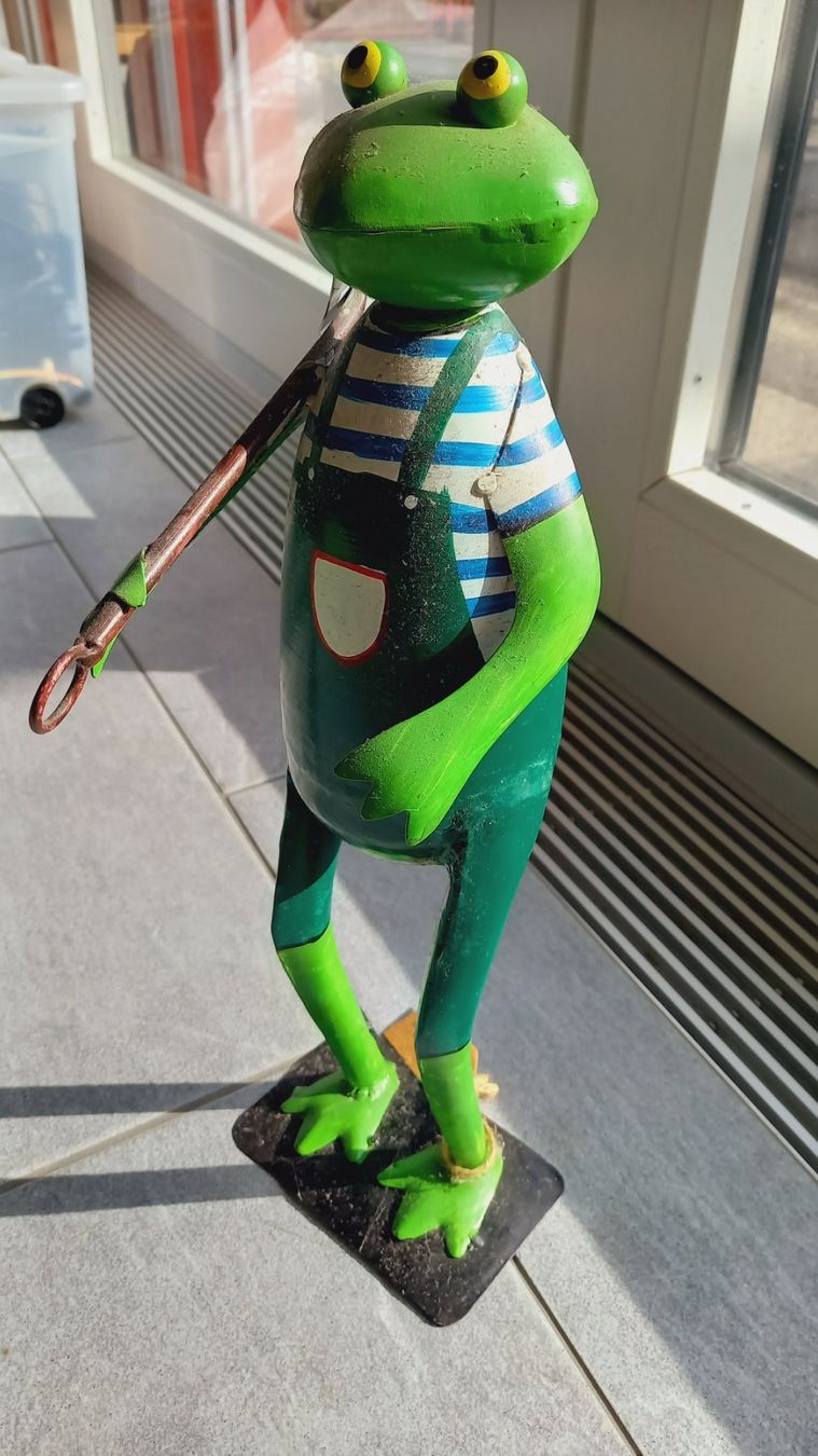 Statuette: Frosch Metall handgemacht – Nuovo (secondo la descrizione) da Brünisried venduto da san_74_bu 1