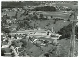 AK Worblaufen Flugaufnahme 1960