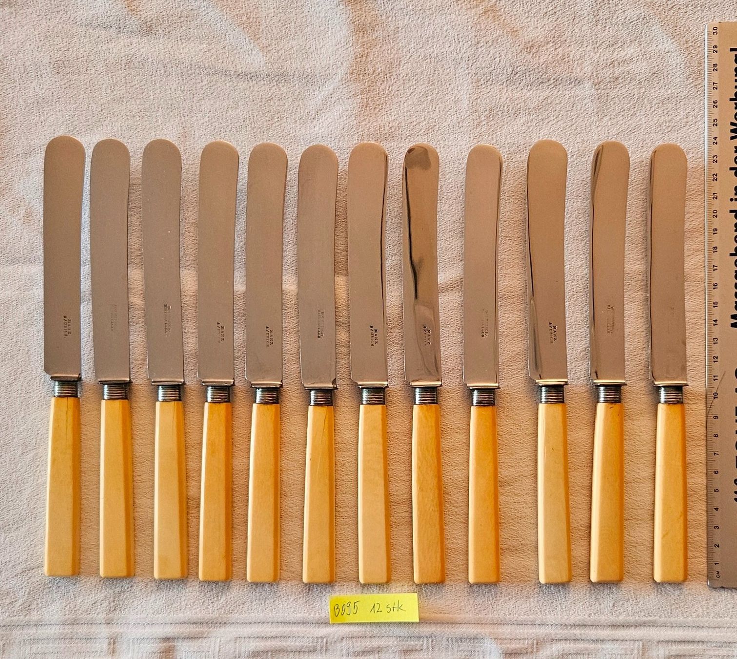 Messer: Tafelsilber: 12 Stück Speisemesser – Gebraucht aus Küsnacht ZH von scholli58 1