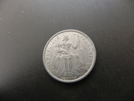 Französisch Polynesien 2 Francs 1977