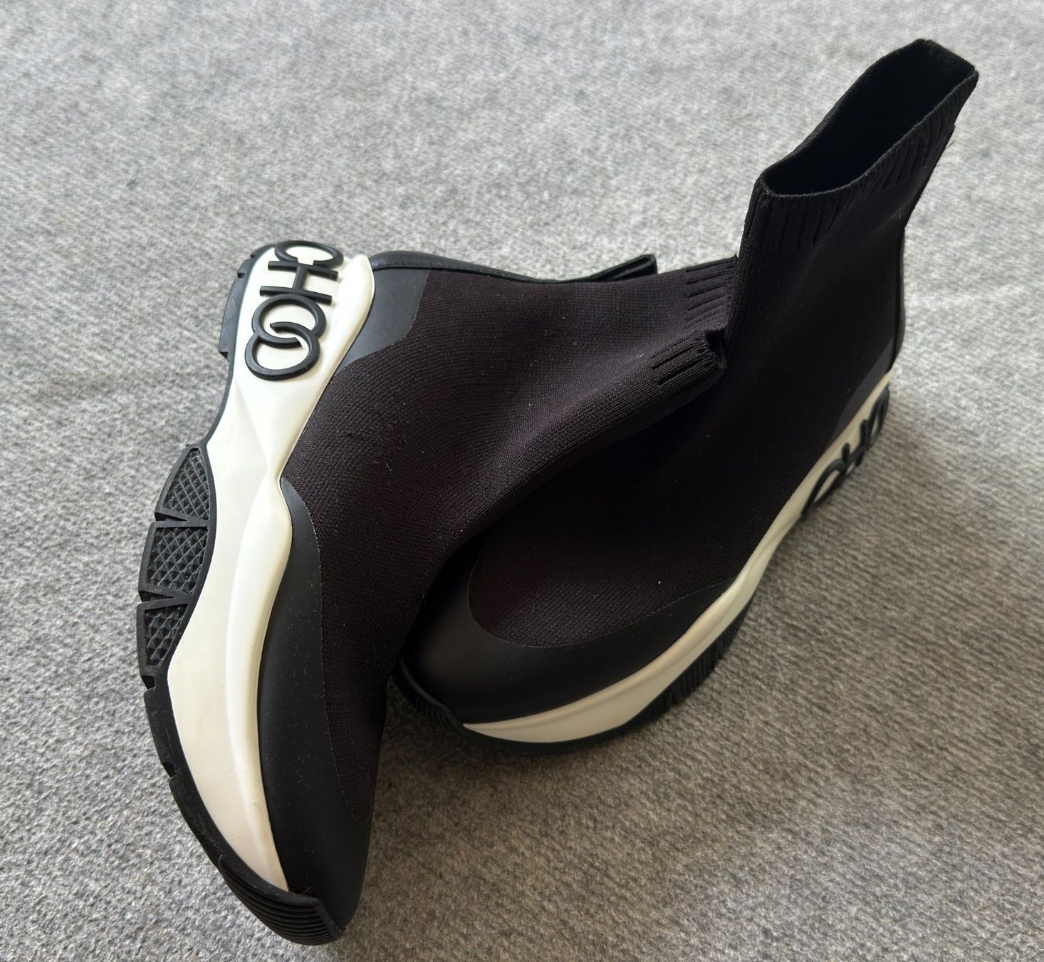 Jimmy Choo Scarpe da donna: Baskets Jimmy Choo, taille env. 38, originales – Usato da Arzier-Le Muids venduto da nad_2yrn 2
