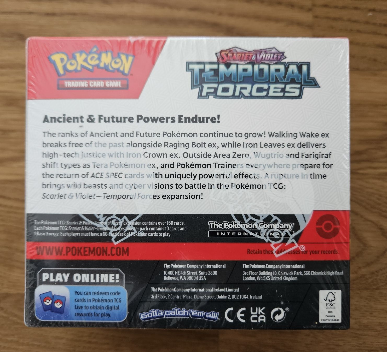 Pokémon Sammelbilder & Trading cards: Pokemon Temporal Forces Booster Box display English – Neu und originalverpackt aus Bern von Ciprofloxacina 1