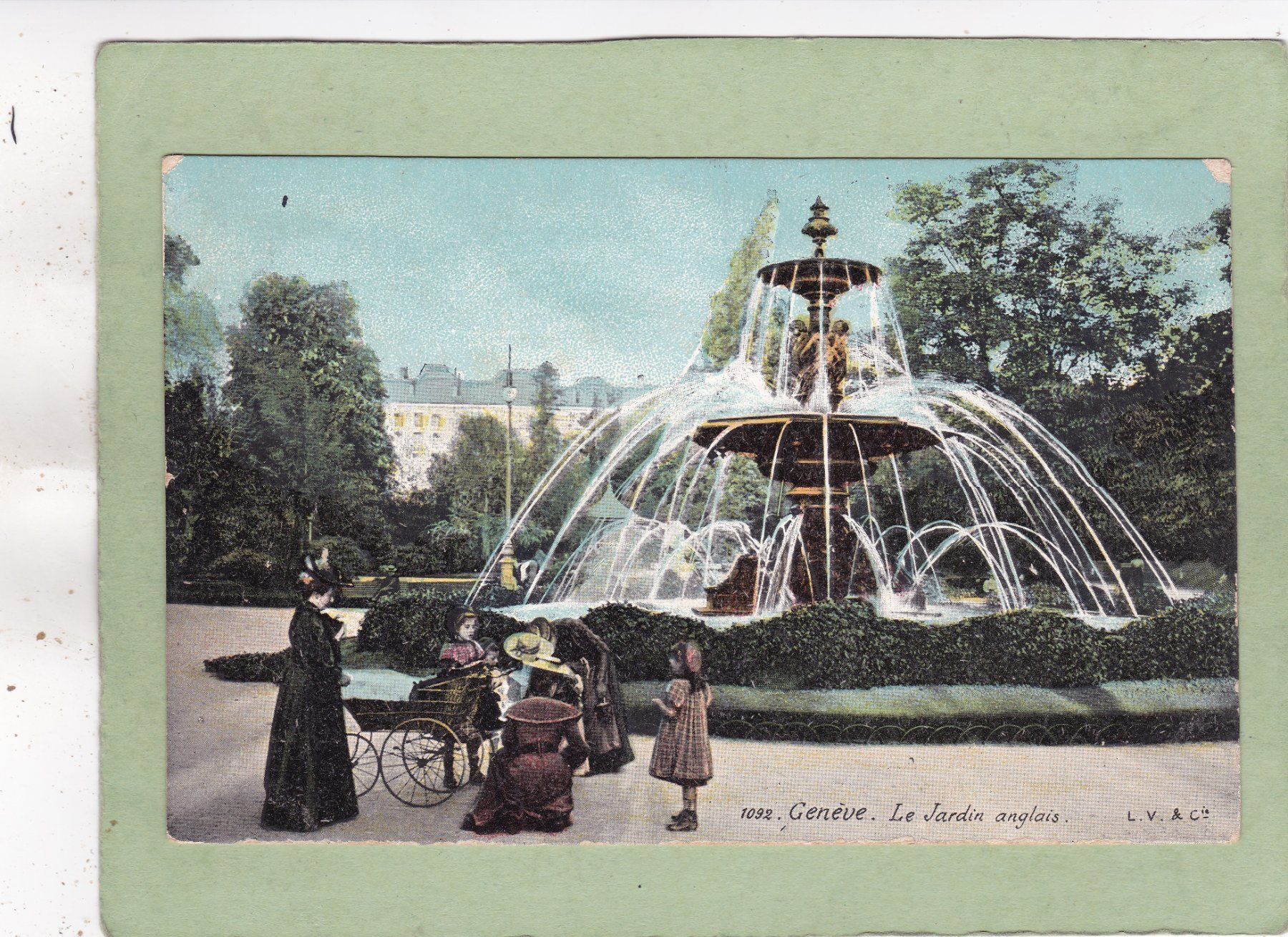 Cartoline postali: Genève Le Jardin anglais – Usato da Herisau venduto da Lisegrat2008