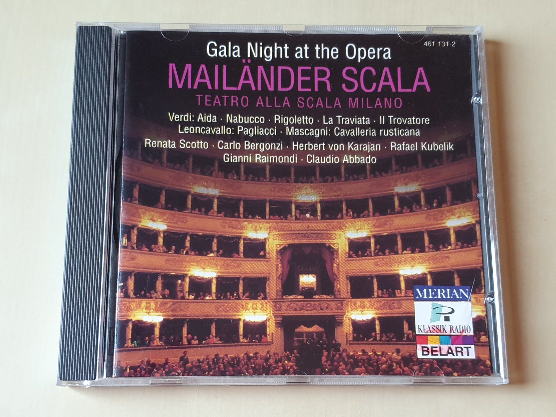 CD: Gala Night at the Opera Mailänder Scala – Usato da Stansstad venduto da collectorsshop