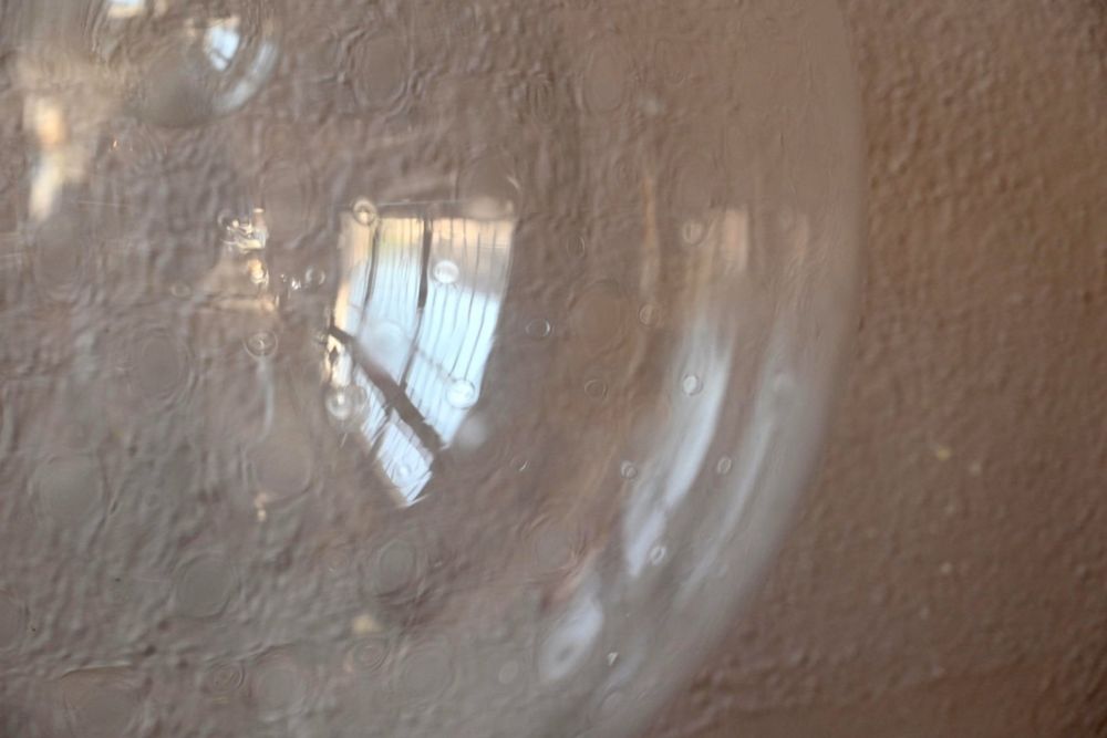 Suspension globe verre bullé Raak Amsterdam Space Age 1968 (Gebraucht ...
