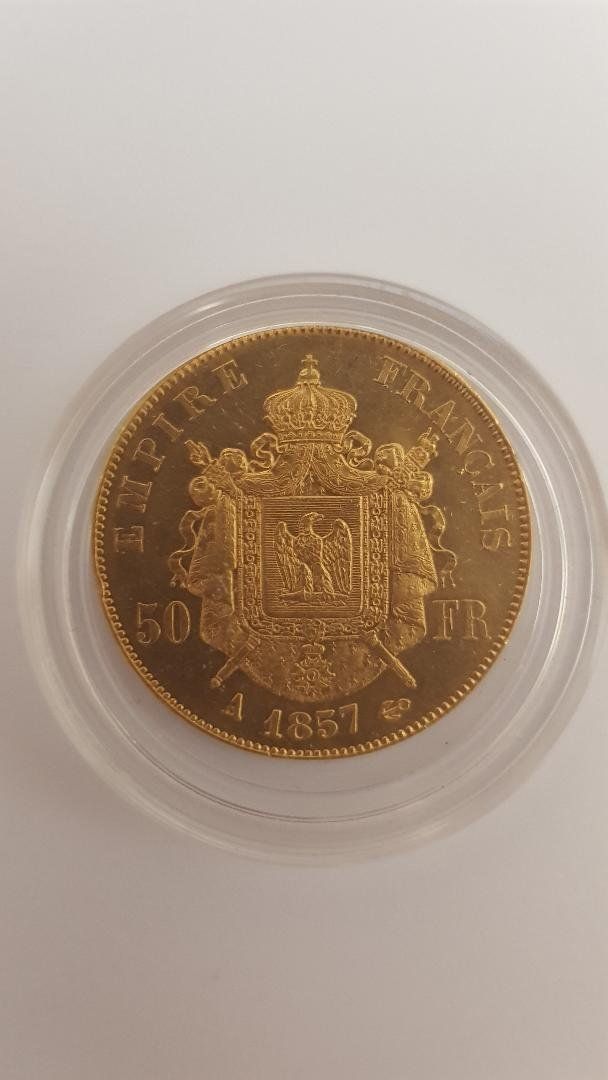 Tutti le monete: 50 Francs 1857 Napoléon III – Usato da Meyrin venduto da menelaos77