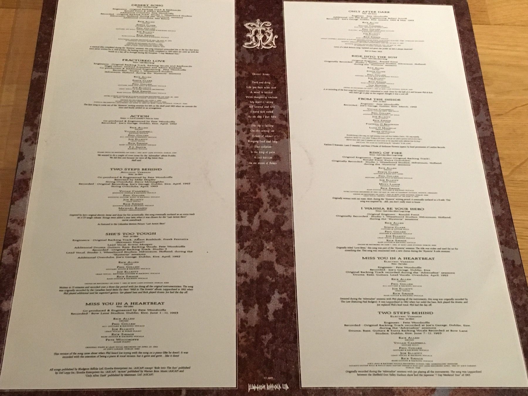 Dischi in vinile: Def Leppard 1993  Retro Active – Usato da Faulensee venduto da Mizuno06 6