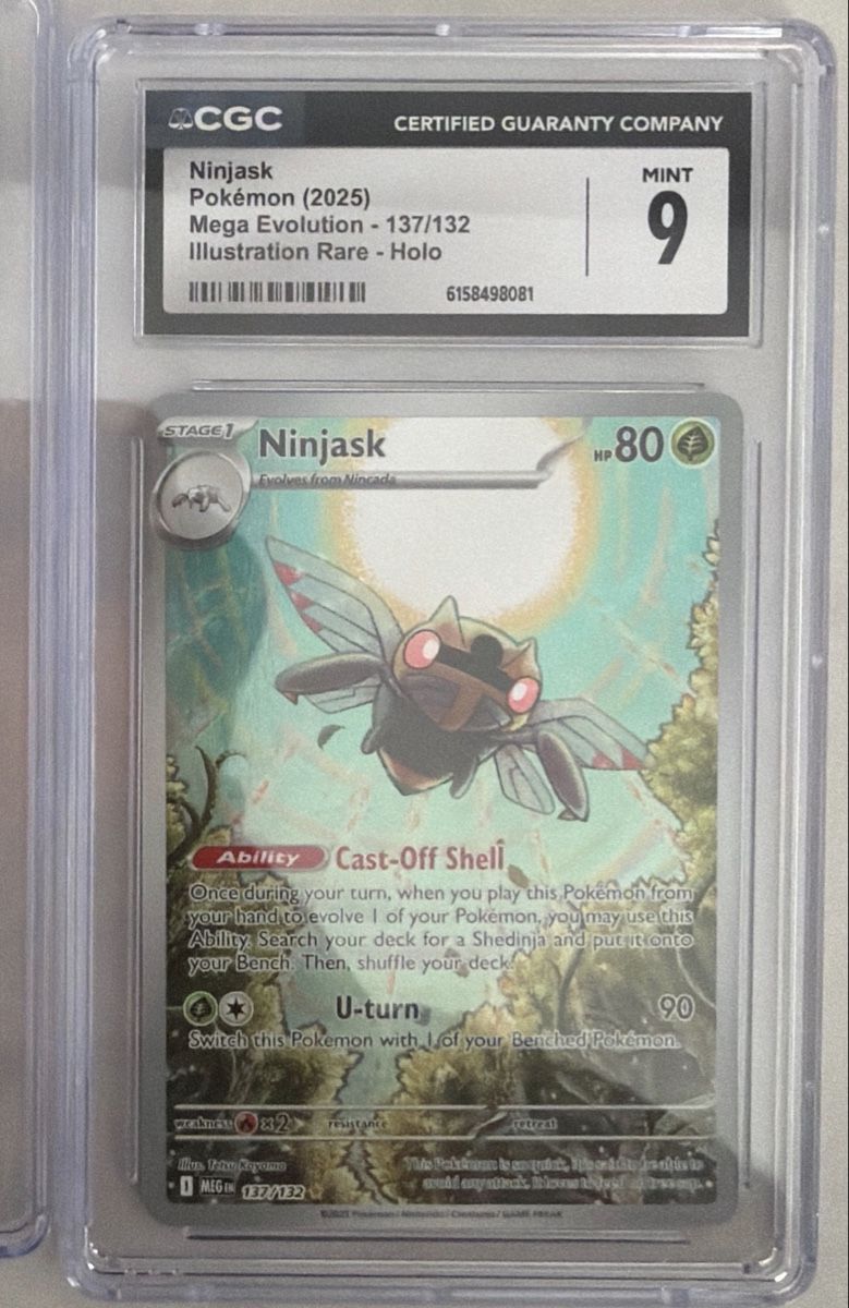 Pokémon Carte collezionabili: Ninjask Pokémon 2025 Mega Evolution 137/132 CGC 9 – Nuovo e nell'imballaggio originale da Gossau ZH venduto da giu_ncg9