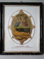 Relief-Litho  Heiligenbild Grab Christi