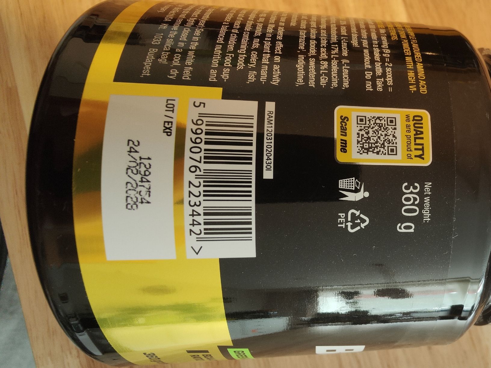 Cibi & Specialità: Biotech USA BCAA Zero 360g Green Apple 3x – Nuovo e nell'imballaggio originale da Bad Zurzach venduto da zsi_s6mv 1