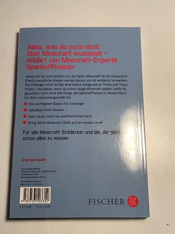 Libri: Minecraft Buch von SparkofPhoenix – Usato da Villigen venduto da tab_blt6 1