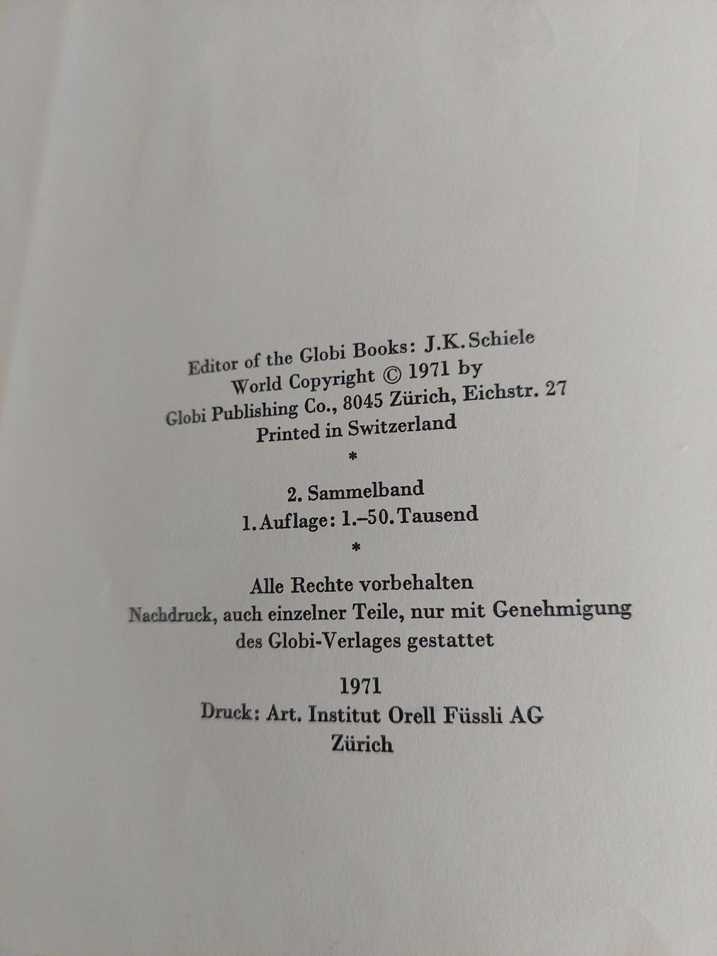 Livres: Globi, so ein Lausbub 1971 – Défectueux à Embrach par pz78 2