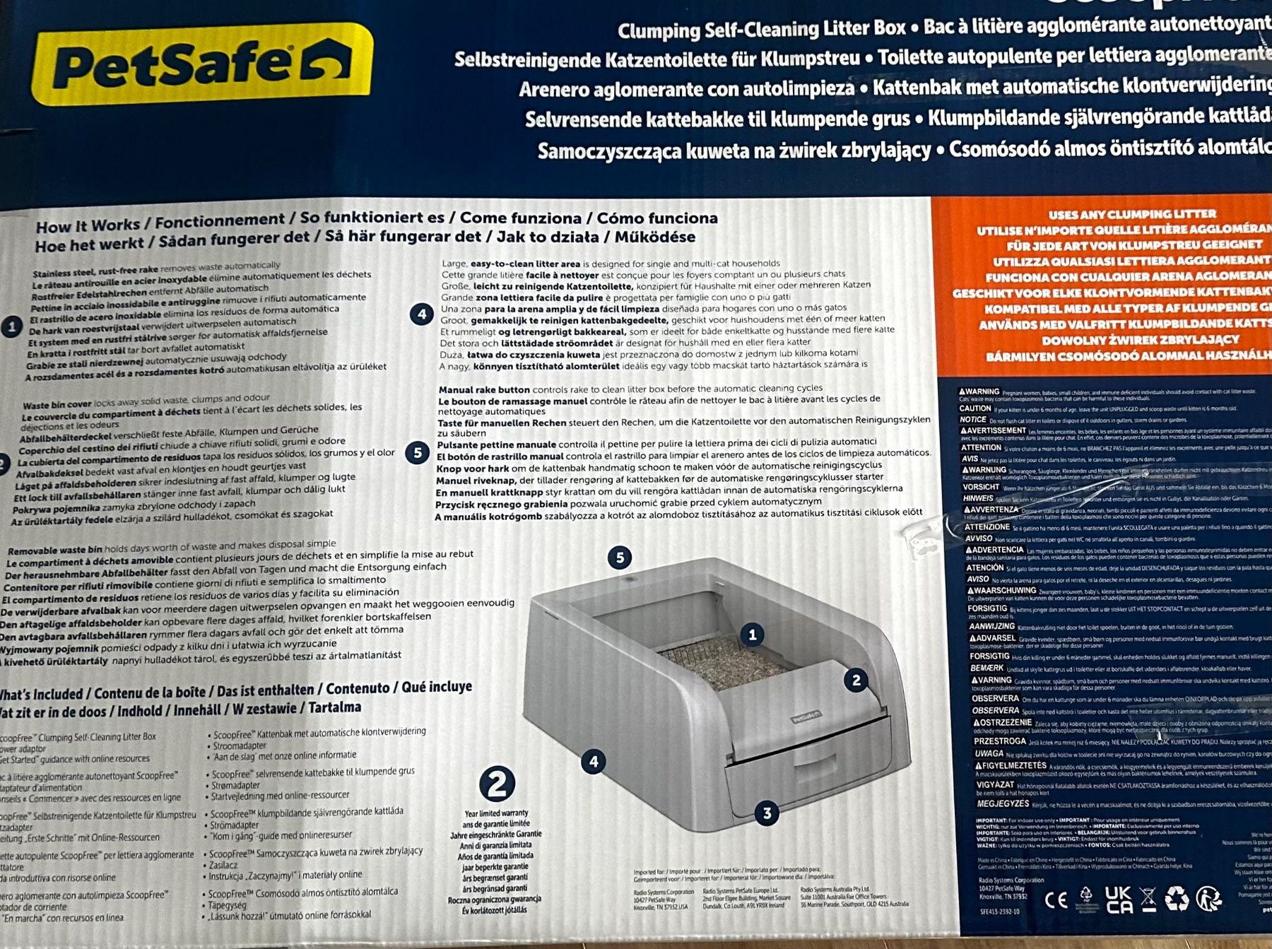 Qualipet WC: Katzentoilette selbstreinigend – Nuovo (secondo la descrizione) da Widen venduto da luframajo 2