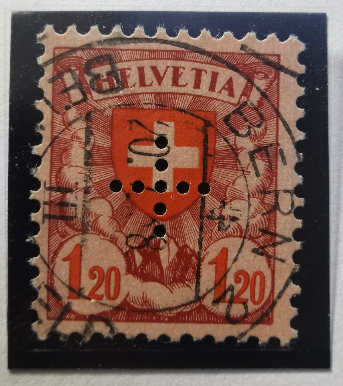 Tutti i francobolli: TR82 CH 5 Perfins – Usato da Cousset venduto da Patrick_Collections 5