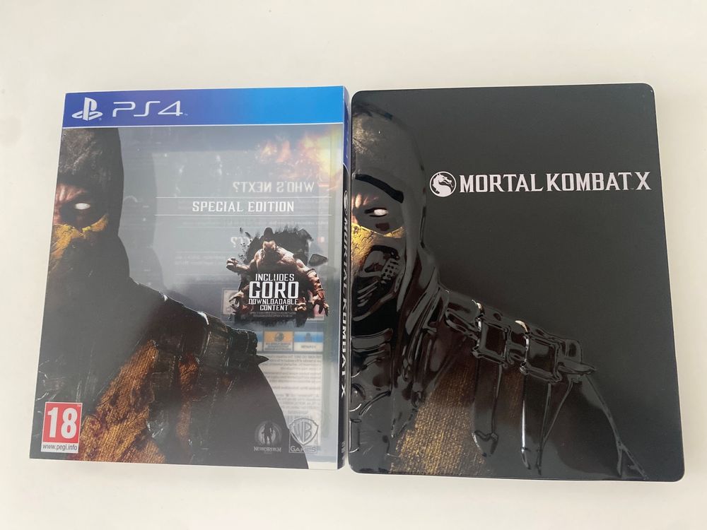 Mortal Kombat X Special Edition Steelbook Ps4 Ps5 Kaufen Auf Ricardo