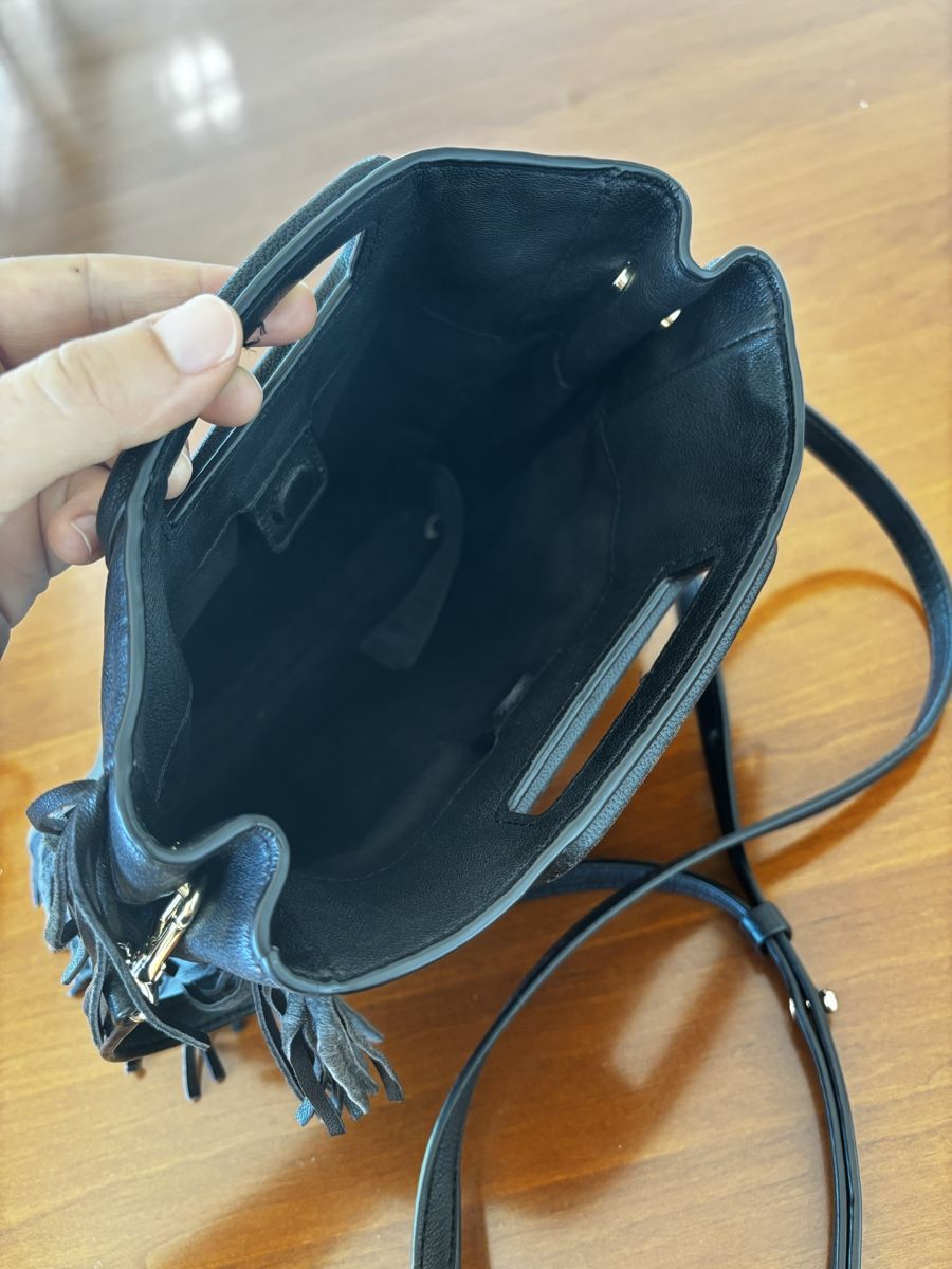 Maje Borse da donna: Sac à main Maje noir avec franges – Usato da Bulle venduto da TheDestille 5