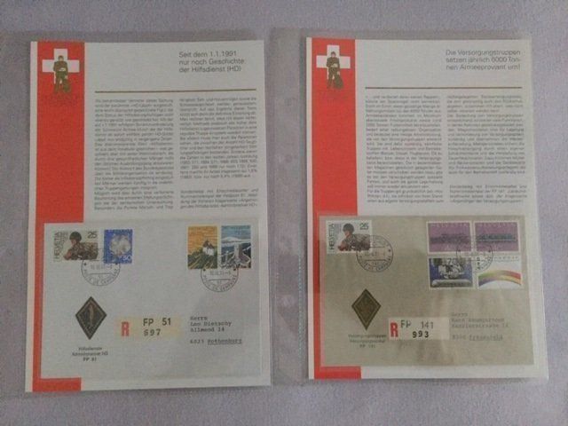 Alle Briefmarken: Album Schweizer Feldpost 28 Blätter – Neu (gemäss Beschreibung) aus Thalwil von holoarte 2