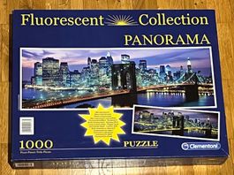 Puzzle fluorescent 1000 pièces New York Brooklyn Bridge