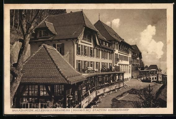 Ansichtskarten: Hägendorf, Sanatorium Allerheiligenberg – Gebraucht aus Berlin von bartko-reher