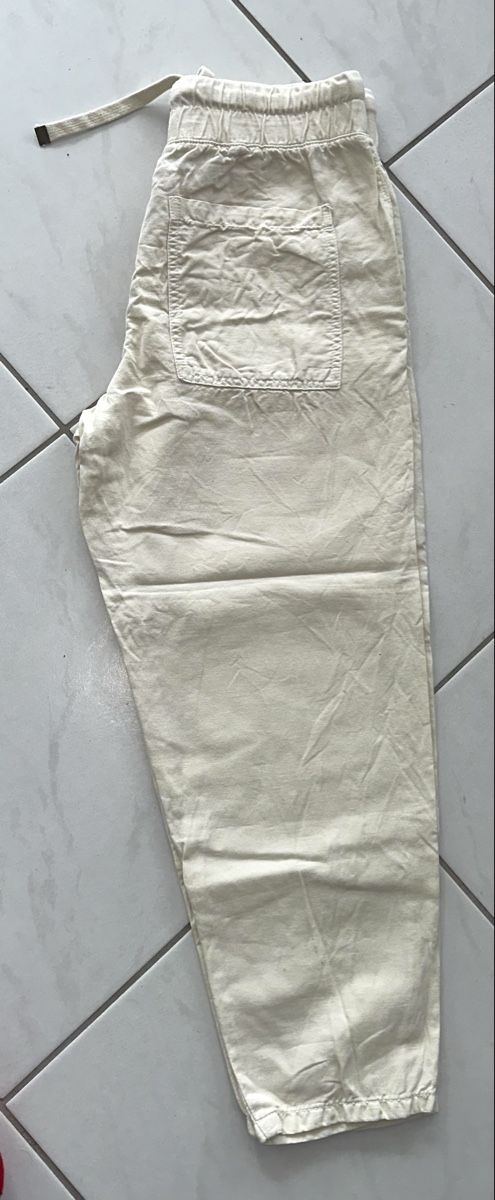 Zara Pantaloni: ZARA HOSE GR. S LEINEN neuwertig – Nuovo (secondo la descrizione) da Unteraegeri venduto da MH203 6