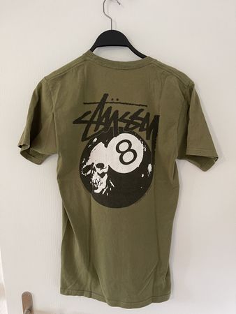 Stussy Vintage T-Shirt Olive Gr. M - Kult Design der 90er!