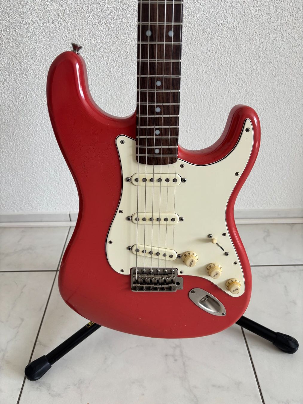 Strumenti musicali: Whitfill Custom Strat Style Fiesta Red – Usato da Kriens venduto da freeman777 1
