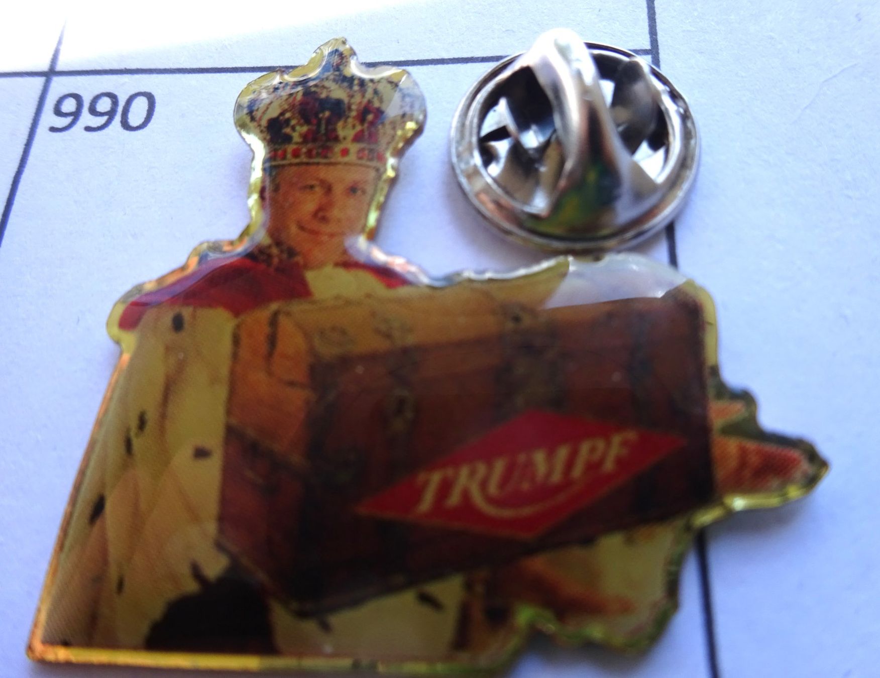Plaketten & Abzeichen: Pin  TRUMPF  Krone König – Gebraucht aus Utzenstorf von BUtter81