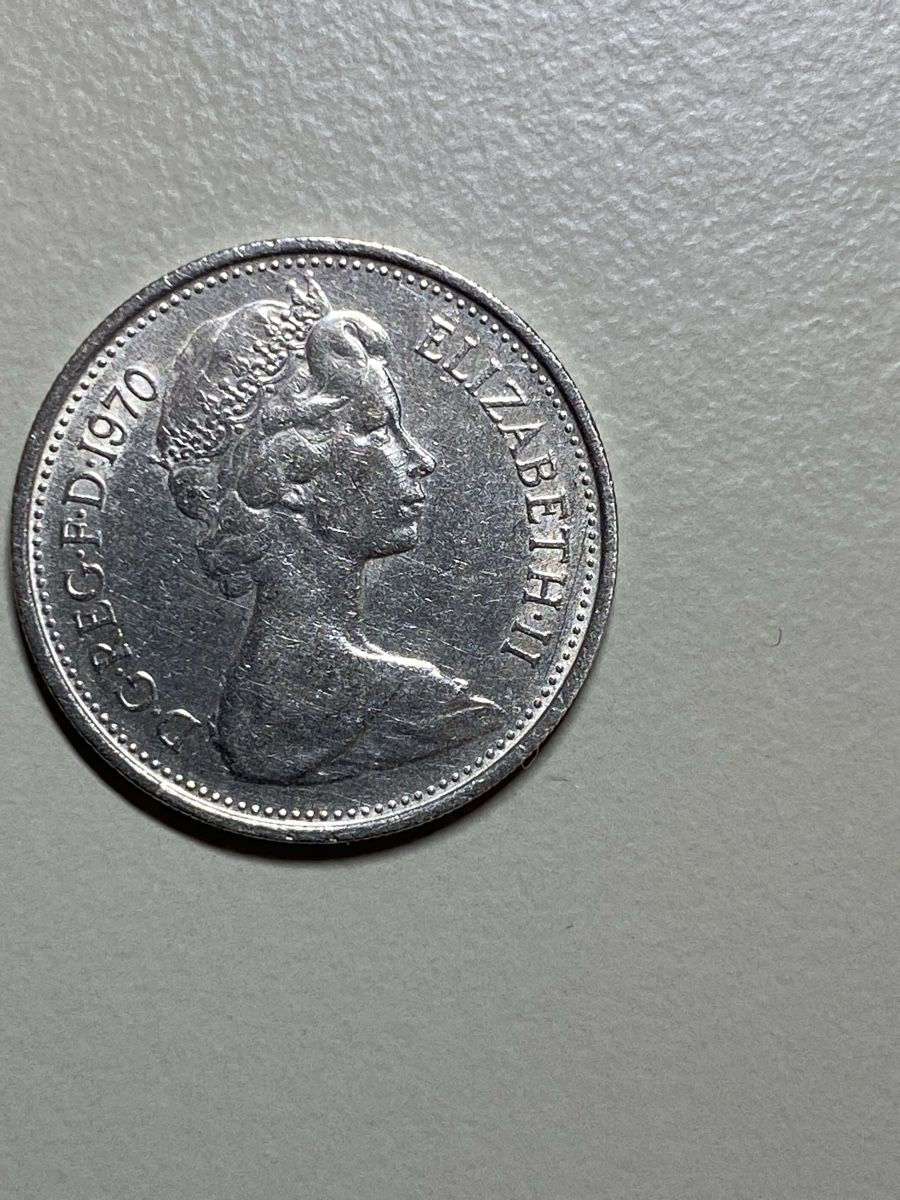 Tutti le monete: GB - 5 new Pence - 1970 – Usato da Payerne venduto da Mike1682 1