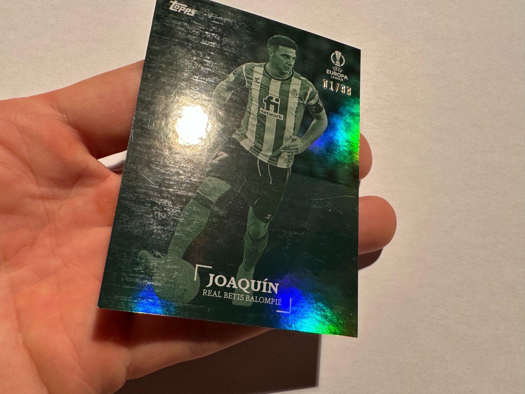 Panini Carte collezionabili: 2023 Topps UCL Simplicidad Joaquin 01/99 – Usato da Hagendorn venduto da Pokecollectorch 2