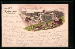 Litho Montreux, Hotel auf dem Rochers-de