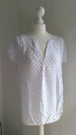 T-shirt Blouse Chemisier blanc YESSICA, taille 40