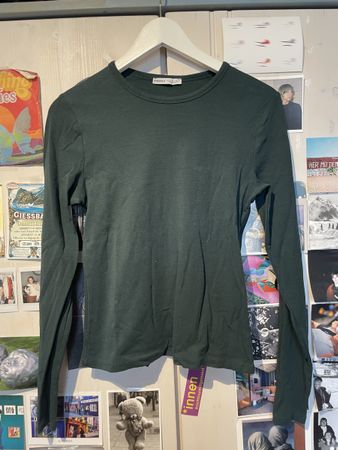 Bershka Shirt, Gr. XL, dunkelgrün