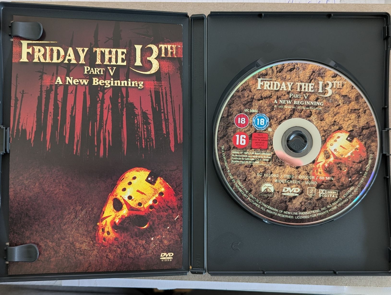 Alle DVDs: Friday the 13th - Part V: A New Beginning – Gebraucht aus Aarau von usmichi 2