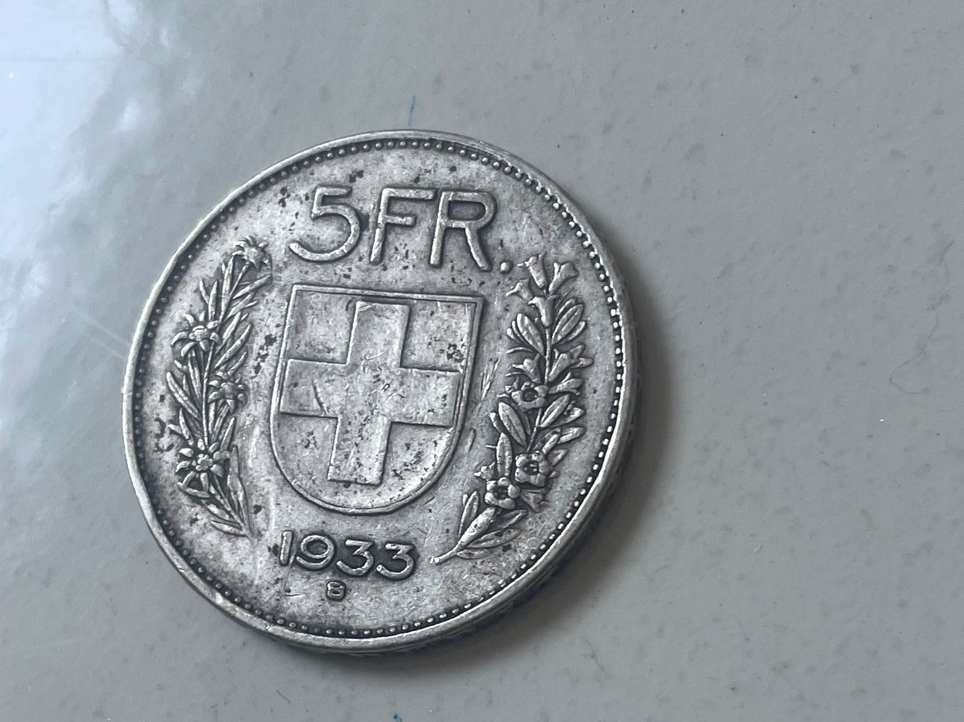 Toutes les monnaies: 5.- Silber - Argento 1933 – D'occasion à Minusio par Pink222 2