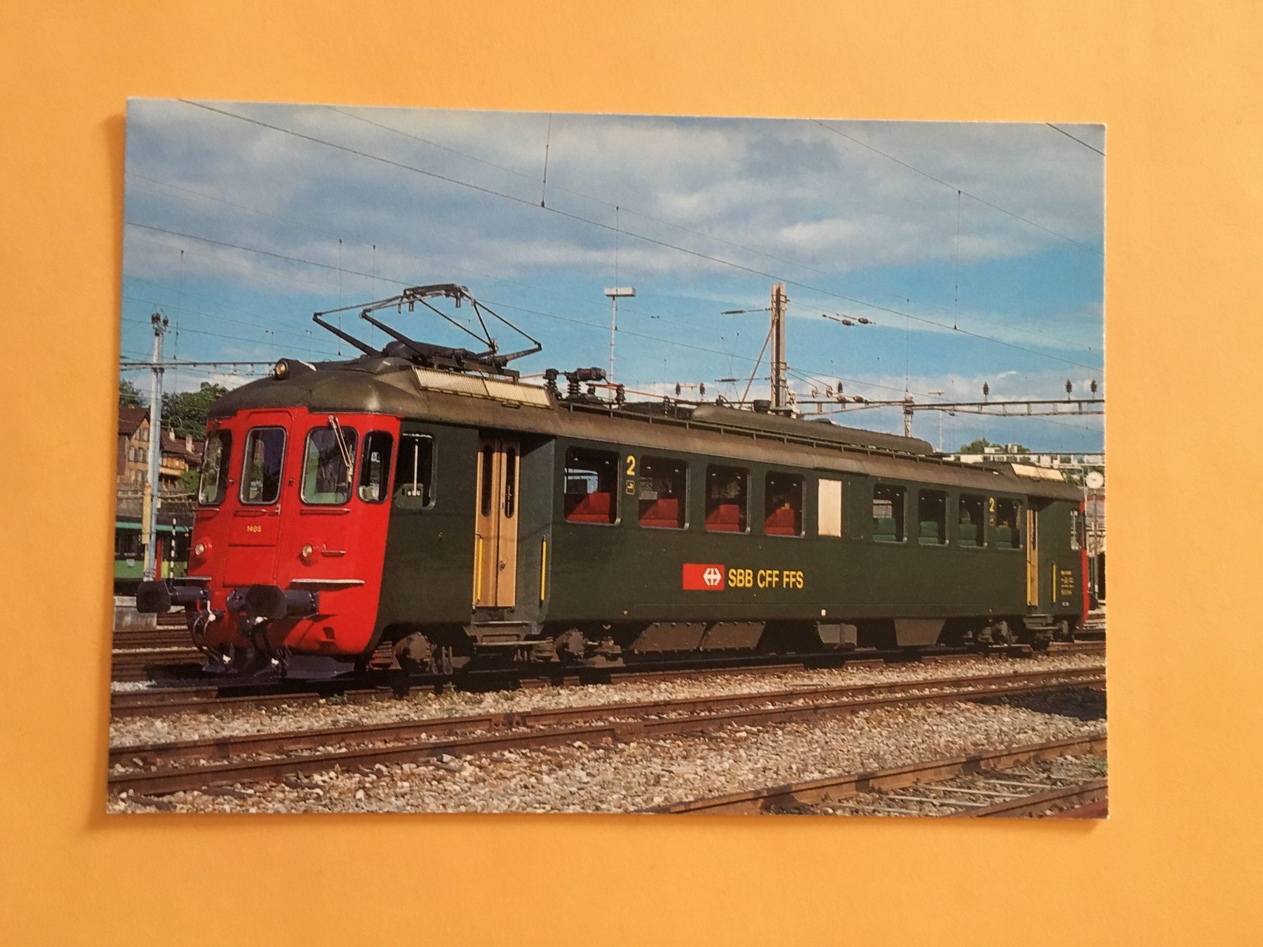Cartes postales: AK Bahn SBB Elektrischer Triebwagen in Bern – D'occasion à Küttigen par Melisch1000