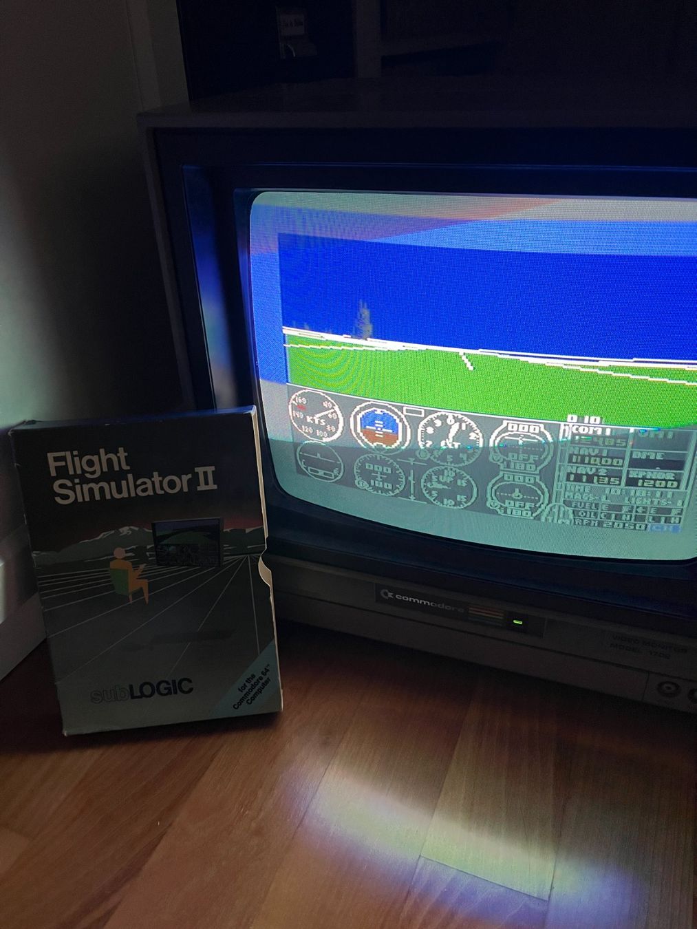 Spiele: Flight Simulator pour Commodore C64 – Gebraucht aus Riaz von Ritch32358 2